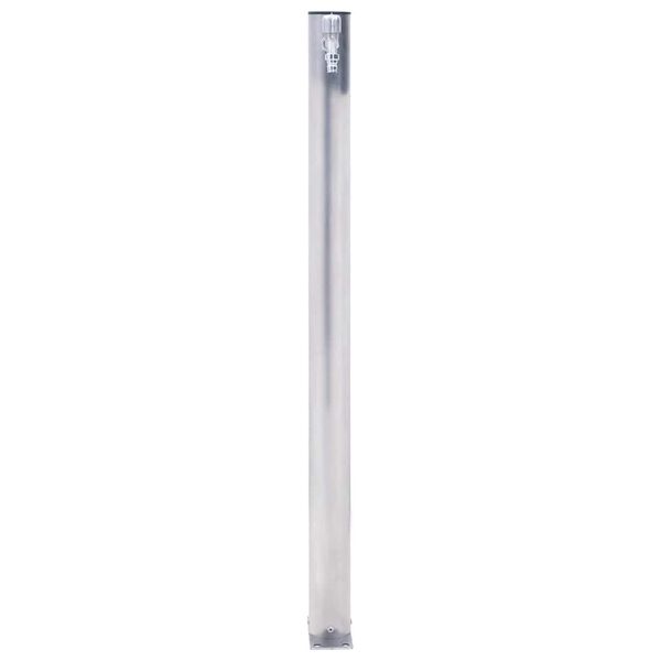 vidaXL Colonna d'Acqua da Giardino 100 cm Acciaio Inox Rotonda