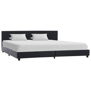 vidaXL Giroletto Nero in Similpelle 180x200 cm