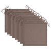 vidaXL Sedie da Giardino Pieghevoli 8 pz con Cuscini Massello Acacia