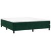 vidaXL Struttura Letto a Rete a Molle Verde Scuro 180x200 cm in Velluto