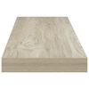 vidaXL Scaffali a Parete 4 pz Rovere 80x23,5x3,8 cm in MDF