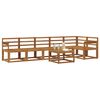 vidaXL Set di divani da esterno 7 pcs Naturale