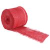 vidaXL Rotolo di Juta 10 x 5000 cm Rosso