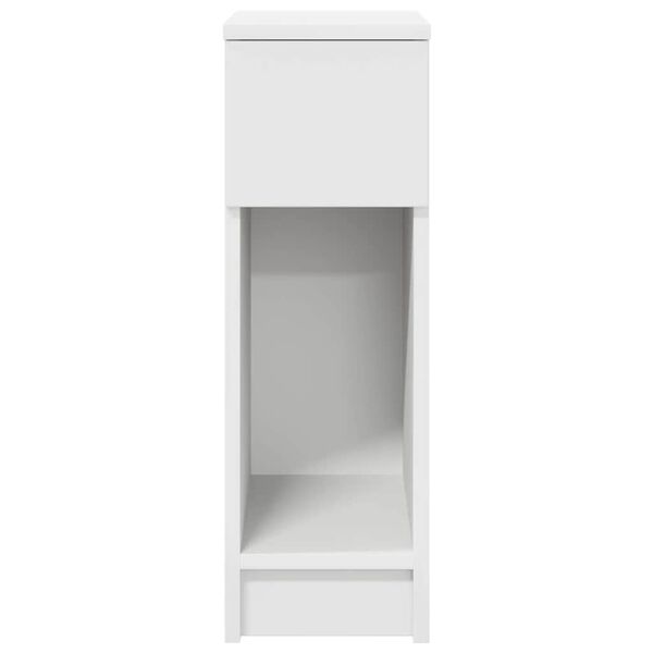 vidaXL Comodini con Cassetto 2 pz Bianco 20x36x60 cm