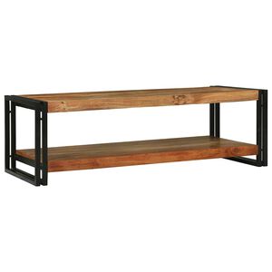 vidaXL Tavolino da salotto Marrone Legno di Acacia Massello