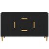 vidaXL Credenza Rovere Nero 100x36x60 cm in Legno Multistrato