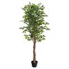 vidaXL Albero Limoni Artificiale con 3 Tronchi Verde 180 cm in PP