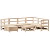 vidaXL Set Divani da Giardino 8 pz in Legno Massello di Pino