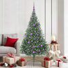 vidaXL Albero di Natale artificiale con luci integrate Verde 180 cm