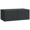 vidaXL Mobile Porta TV da Muro Nero 78,5 x 41 x 30 cm