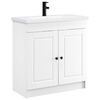 vidaXL Set di mobili per il bagno Bianco 78,5 x 37,5 x 81 cm