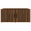 vidaXL Tavolino da Salotto Rovere Marrone 80x50x36cm Legno Multistrato