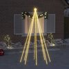 vidaXL Albero di Natale Cascata Luci LED Interni Esterni 400 LED 2,5 m