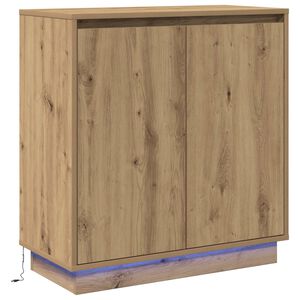 vidaXL Madia LED Rovere Artigianale 71 x 34,5 x 75 cm