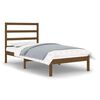 vidaXL Giroletto ambra in Legno Massello 90x190 cm Single