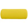 vidaXL Cuscini a rullo 2 pcs Giallo Chiaro Ø 15 x 40 cm Tessuto