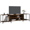 vidaXL Mobile Porta TV Rovere Fumo 203x37x50 cm in Legno Multistrato