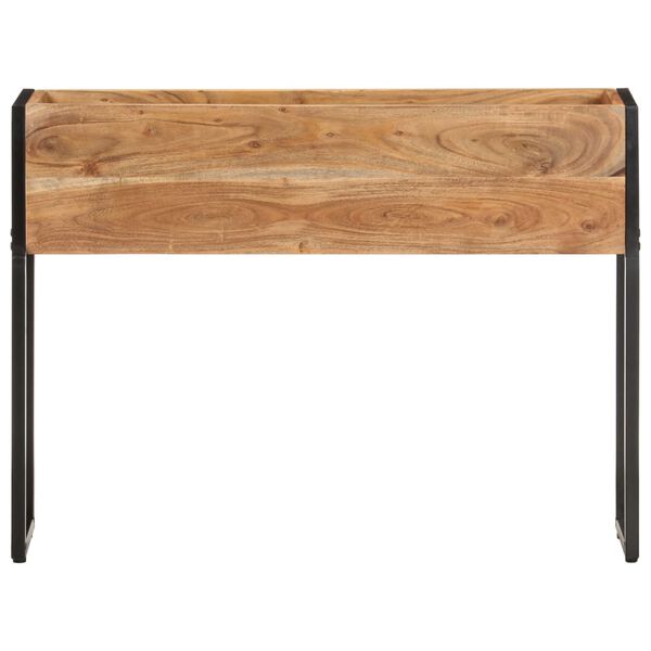 vidaXL Fioriera 90x20x68 cm in Legno Massello di Acacia