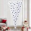 vidaXL Albero di Natale artificiale Bianco 240 cm PVC e Acciaio