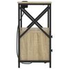 vidaXL Armadio da Notte 2 pcs Rovere Sonoma 40 x 31 x 60 cm