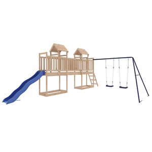 vidaXL Set da Gioco da Esterno in Legno Massello di Pino