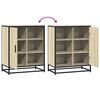 vidaXL Credenza Rovere Sonoma 62x35x76 cm in Legno Multistrato