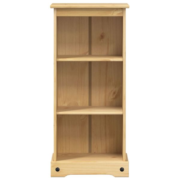vidaXL Libreria Corona 46x29x100 cm in Legno Massello di Pino
