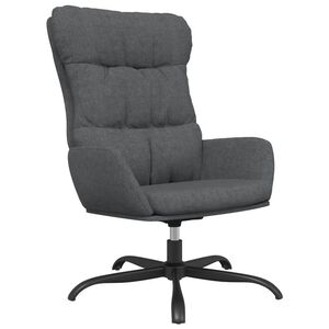 vidaXL Poltrona Relax Grigio Scuro in Tessuto