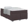 vidaXL Struttura del letto Marrone Scuro 120 x 190 cm Tessuto