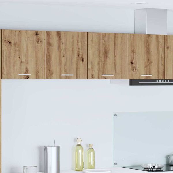 vidaXL Armadio pensile con porta Rovere artigianale 80 x 31 x 40 cm