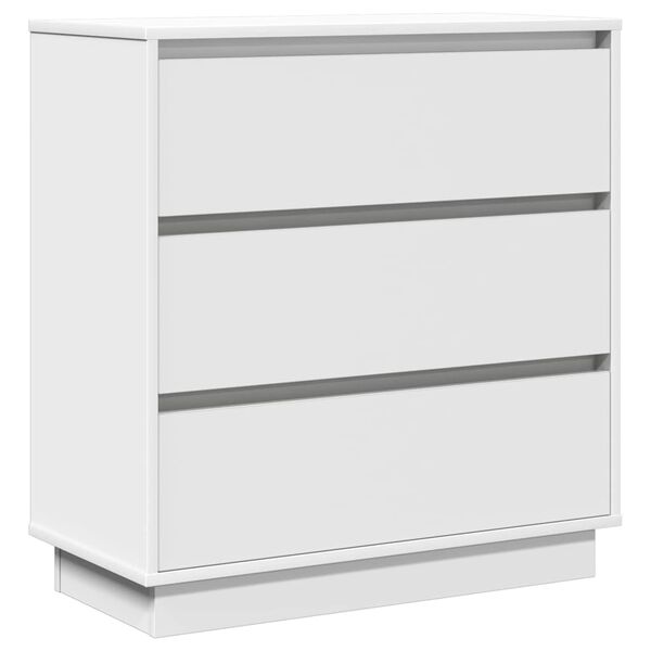 vidaXL Armadio da Notte Bianco 71 x 34,5 x 75 cm Legno multistrato