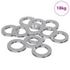 vidaXL Rondelle 50000 pz Argento Ferro