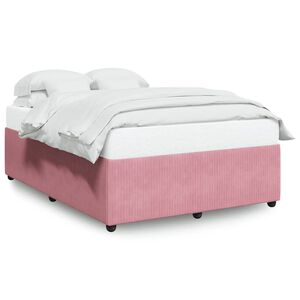 vidaXL Giroletto Rosa 140x190 cm in Velluto