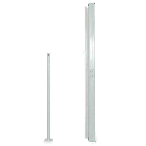 vidaXL Tenda da Sole Laterale Retrattile 160 x 500 cm Nera