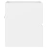 vidaXL Mobile Lavabo Bianco 41x38,5x45 cm in Legno Multistrato