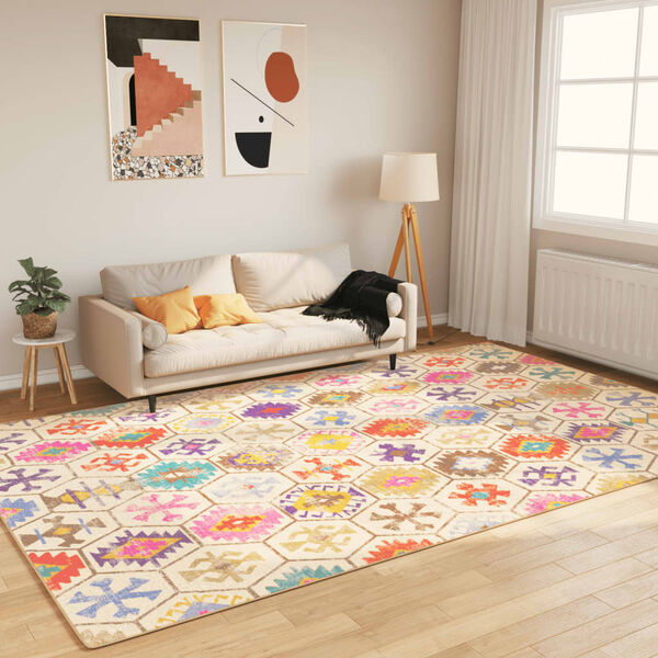 vidaXL Tappeto Lavabile Multicolore 190x300 cm Antiscivolo