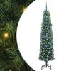 vidaXL Albero di Natale artificiale con 300 LED Verde 180 cm