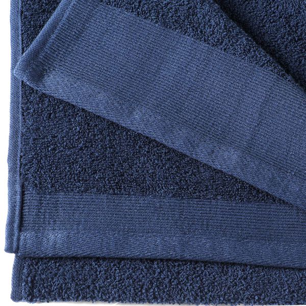 vidaXL Asciugamani Doccia 5 pz Cotone 450 gsm 70x140 cm Blu Marino
