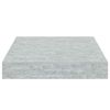 vidaXL Scaffali a Parete 4 pz Grigio Cemento 23x23,5x3,8 cm in MDF