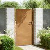 vidaXL Cancello da giardino 100x200 cm in acciaio Corten