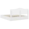 vidaXL Letto con Contenitore Bianco 180 x 200 cm Legno multistrato