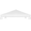 vidaXL Copertura Superiore per Gazebo 270 g/m² 4x3 m Bianca