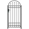 vidaXL Palo della recinzione ASSEN 200 x 88 x 14 cm Acciaio Bloccabile