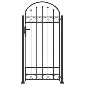 vidaXL Palo della recinzione ASSEN 200 x 88 x 14 cm Acciaio Bloccabile