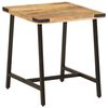 vidaXL Tavolino 45x45x50cm in Legno Massello di Mango e Ferro