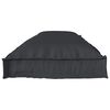 vidaXL Cuscino Nero 150 x 40 x 8 cm Tessuto Oxford
