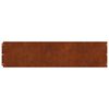 vidaXL Bordure per Prato 20 pz 25x103 cm Flessibile Acciaio Corten