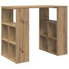vidaXL Scrivania Rovere artigianale Legno ingegnerizzato