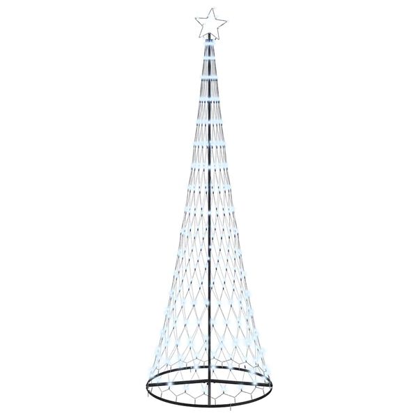 vidaXL Albero di Natale LED Bianco freddo 100.5 x 100.5 x 302.5 cm