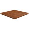 vidaXL Piano Tavolo Quadrato Marrone Scuro 40x40x1,5cm Rovere Trattato